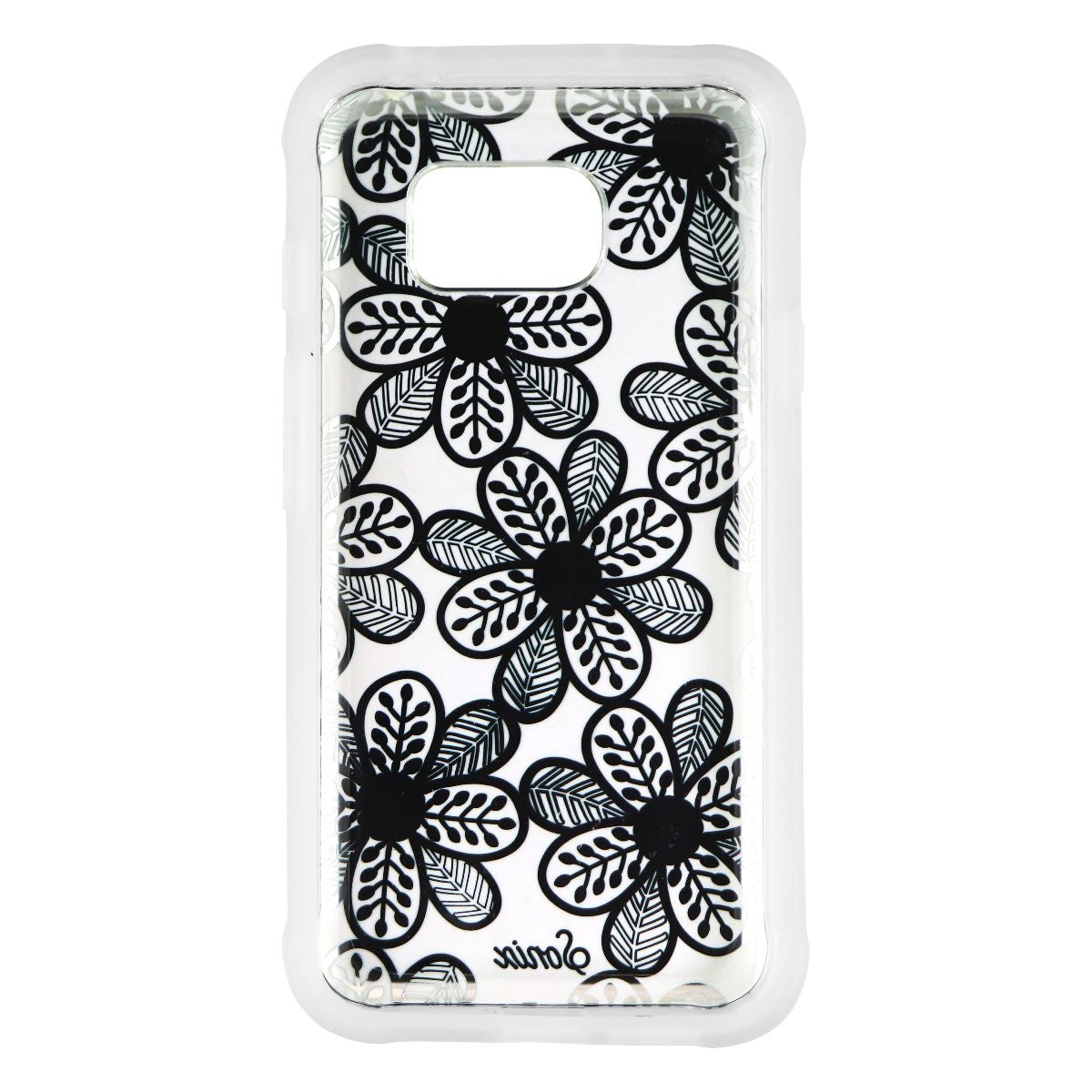 Sonix Clear Coat Hybrid Case for Samsung Galaxy S7 Active - Clear/Blue Flowers Cell Phone - Cases, Covers & Skins Sonix    - Simple Cell Bulk Wholesale Pricing - USA Seller