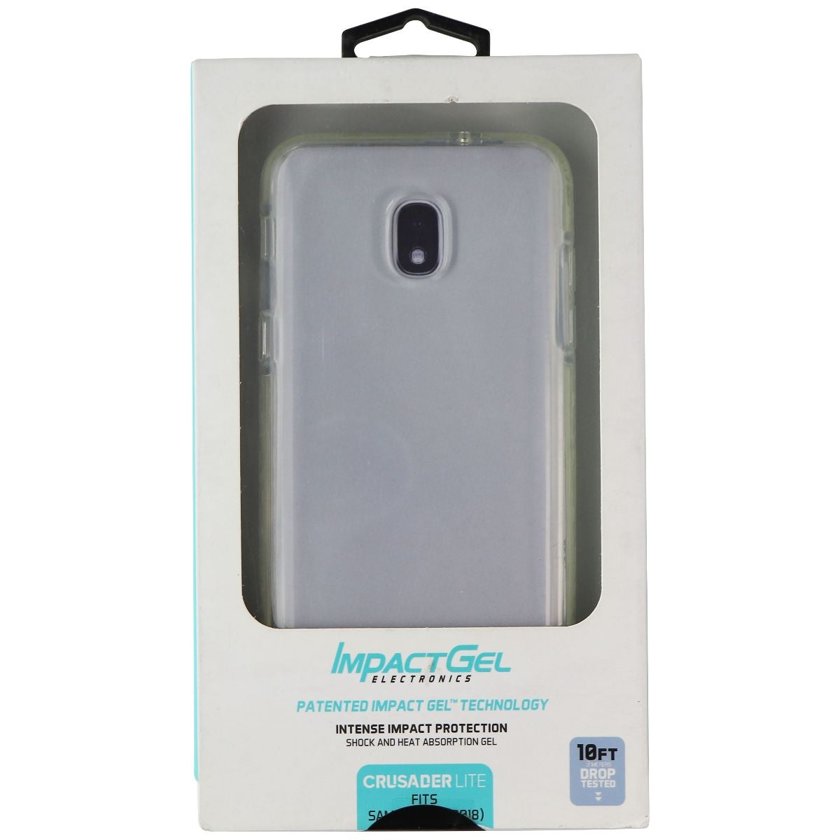 ImpactGel Crusader Lite Series Case for Samsung Galaxy J3 (2018) - Clear Cell Phone - Cases, Covers & Skins Impact Gel    - Simple Cell Bulk Wholesale Pricing - USA Seller