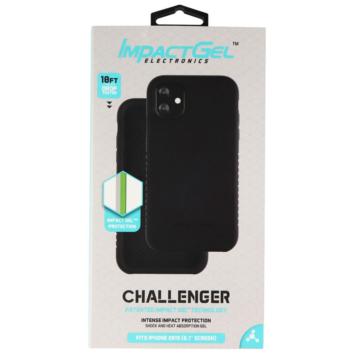 Impact Gel Challenger Series Case for Apple iPhone 11 - Black Cell Phone - Cases, Covers & Skins Impact Gel    - Simple Cell Bulk Wholesale Pricing - USA Seller
