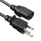 FOXCONN IEC 3-Prong Power Cable (FF-01W) - Black (10A/125V) Multipurpose Batteries & Power - Multipurpose AC to DC Adapters Foxconn    - Simple Cell Bulk Wholesale Pricing - USA Seller