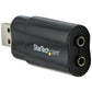 StarTech.com USB to Stereo Audio External Sound Card (ICUSBAUDIOB) - Black Computer/Network - Monitor/AV Cables & Adapters StarTech.com    - Simple Cell Bulk Wholesale Pricing - USA Seller