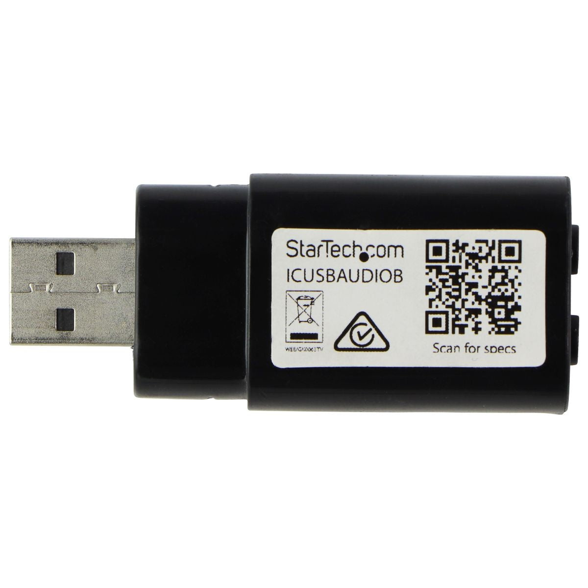 StarTech.com USB to Stereo Audio External Sound Card (ICUSBAUDIOB) - Black Computer/Network - Monitor/AV Cables & Adapters StarTech.com    - Simple Cell Bulk Wholesale Pricing - USA Seller
