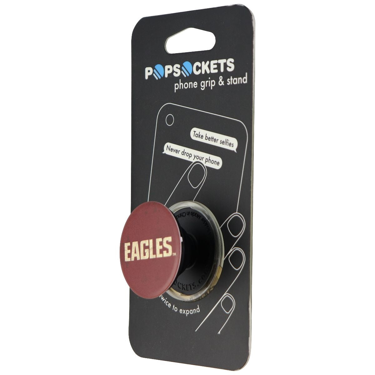 PopSockets Collapsible Grip & Stand for Phones and Tablets - Boston Eagles Cell Phone - Mounts & Holders PopSockets    - Simple Cell Bulk Wholesale Pricing - USA Seller