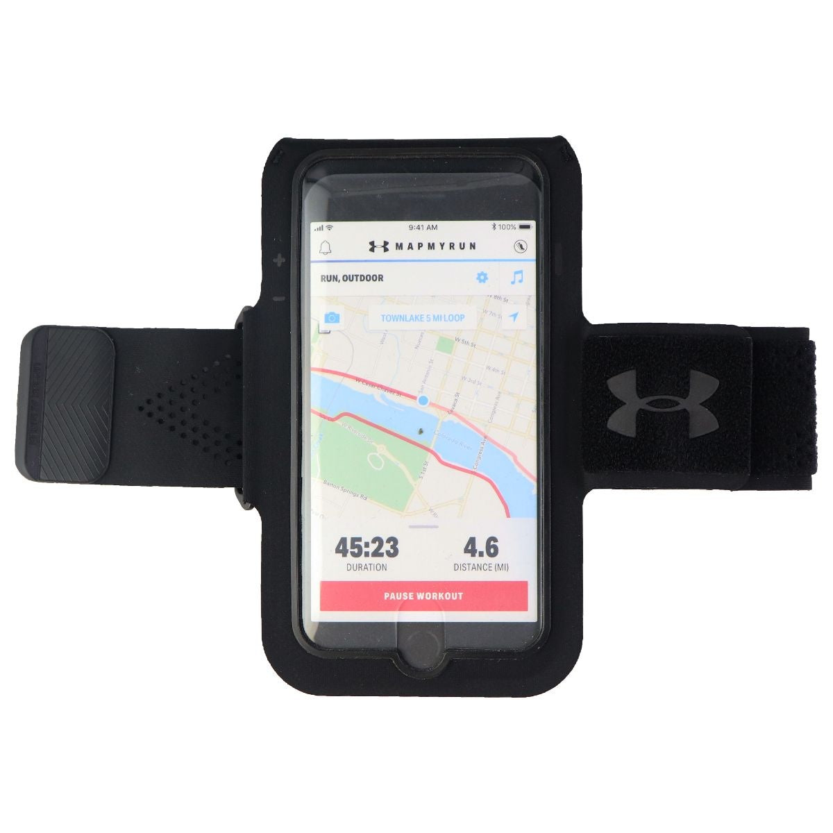 Under Armour Supervent Armband for iPhone 8 Plus/7 Plus/6s Plus/6 Plus - Black Cell Phone - Armbands Under Armour    - Simple Cell Bulk Wholesale Pricing - USA Seller