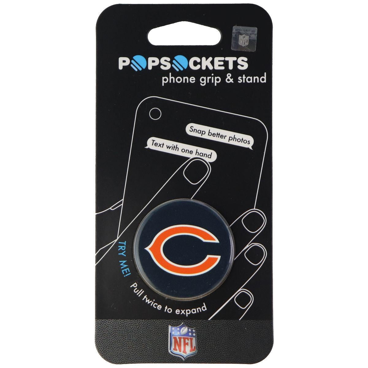 PopSockets: Collapsible Grip & Stand for Phones & Tablets - Chicago Bears Helmet Cell Phone - Mounts & Holders PopSockets    - Simple Cell Bulk Wholesale Pricing - USA Seller