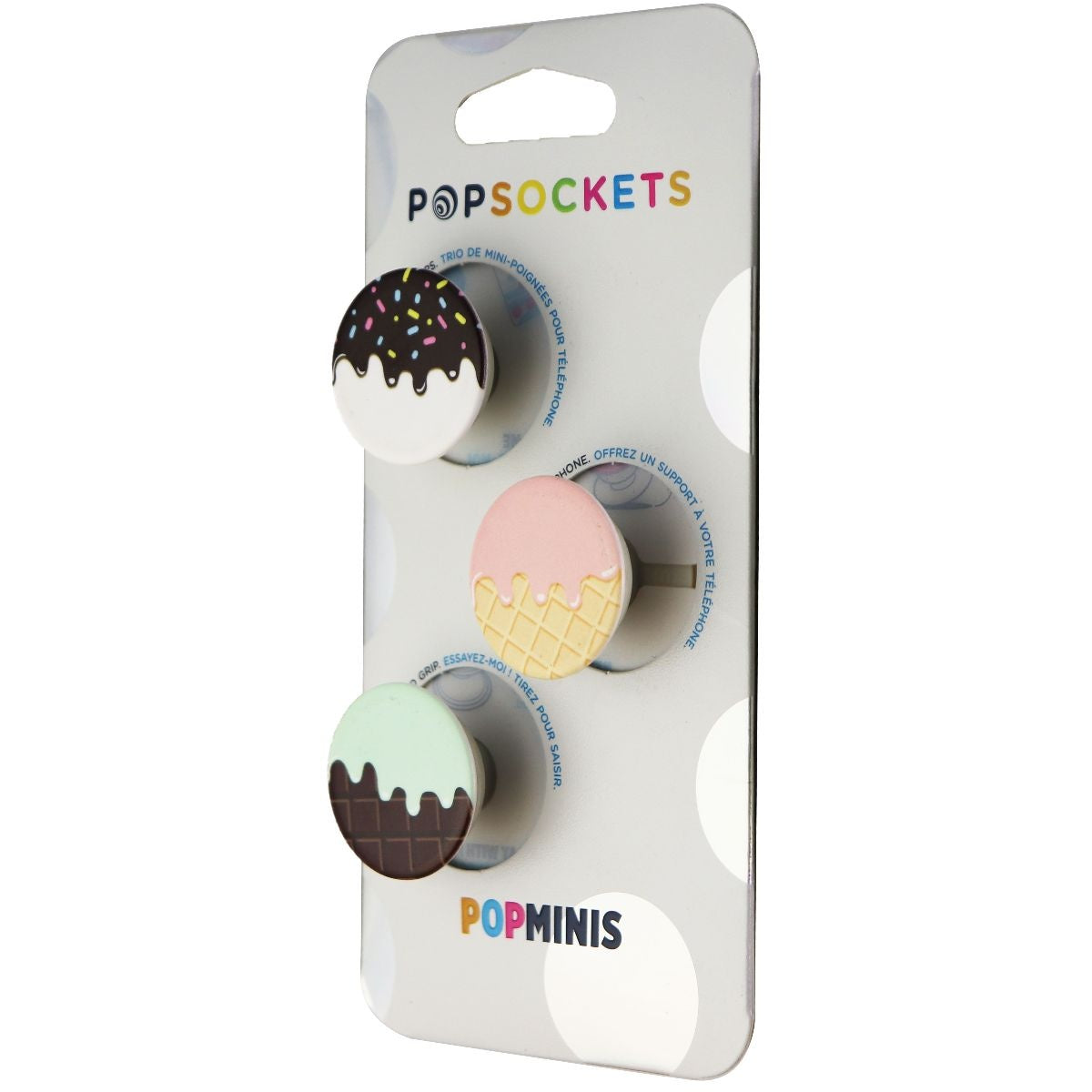 Popsockets Packs PopSockets PopMini Grips for Phones & Tablets (3 Pack) - Drippy Ice Cr ...