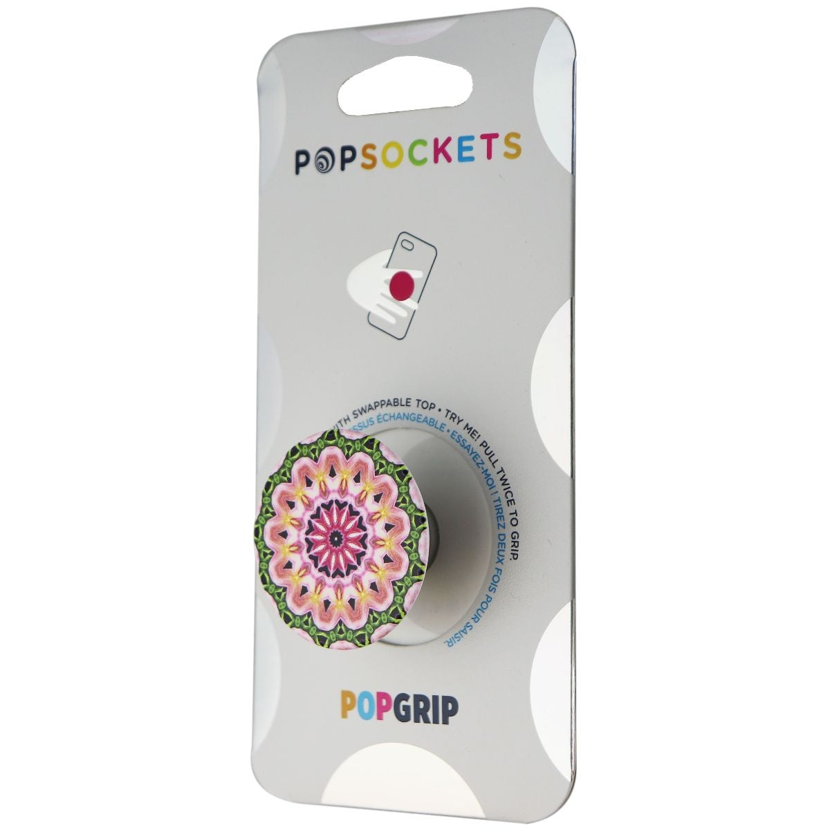 PopSockets PopGrip Expanding Stand and Grip with Swappable Top - Orchid Mandala Cell Phone - Mounts & Holders PopSockets    - Simple Cell Bulk Wholesale Pricing - USA Seller