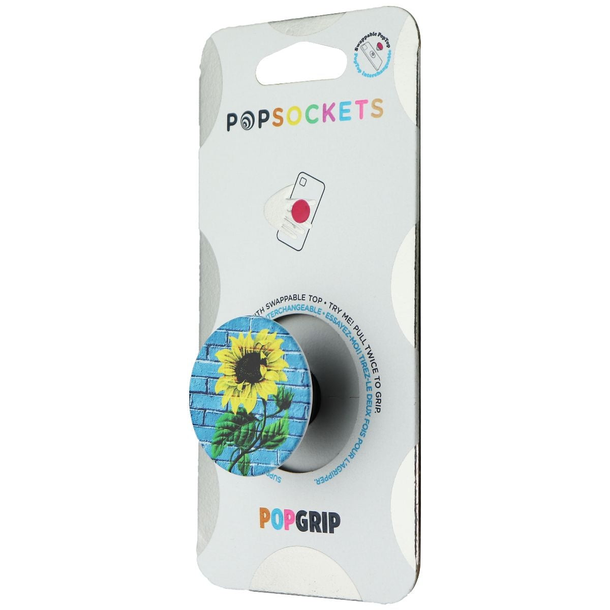 PopSockets Swappable PopGrip Stand & Grip - Sunflower Boulevard Cell Phone - Mounts & Holders PopSockets    - Simple Cell Bulk Wholesale Pricing - USA Seller