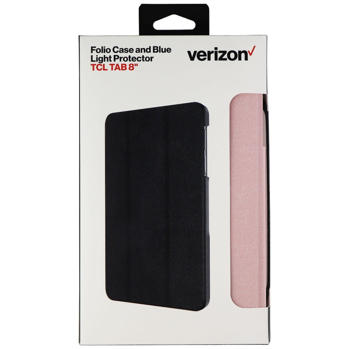 Verizon Hardshell Folio Case and Screen Protector for TCL Tab 8-inch - Pink iPad/Tablet Accessories - Cases, Covers, Keyboard Folios Verizon    - Simple Cell Bulk Wholesale Pricing - USA Seller