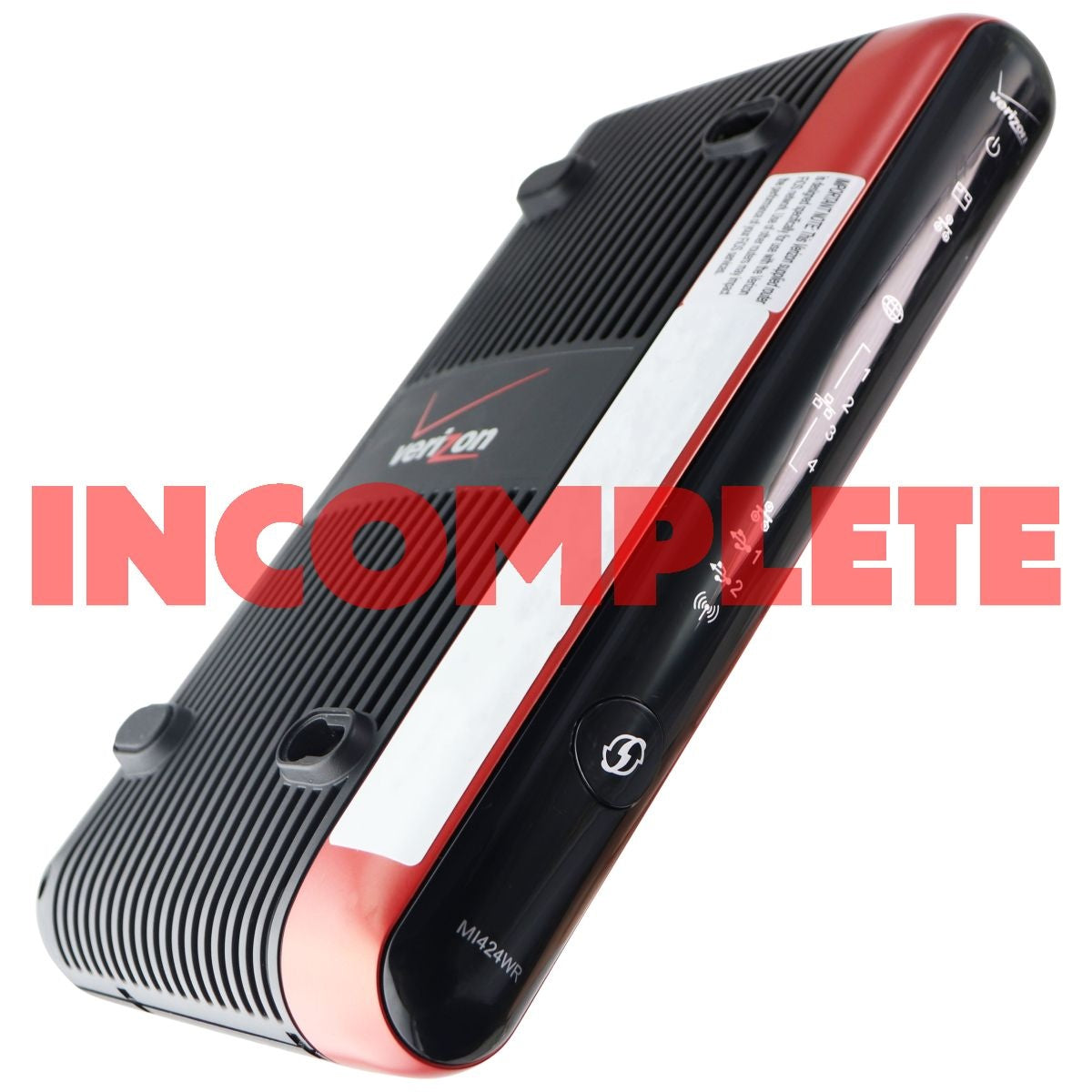 Verizon Actiontec MI424WR Fios Advanced Wi-Fi Router - Black/Red ...
