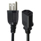 I-SHENG Computer Power Supply Cable SP-305B - Black Computer/Network - Plugs, Jacks & Wall Plates I-Sheng    - Simple Cell Bulk Wholesale Pricing - USA Seller