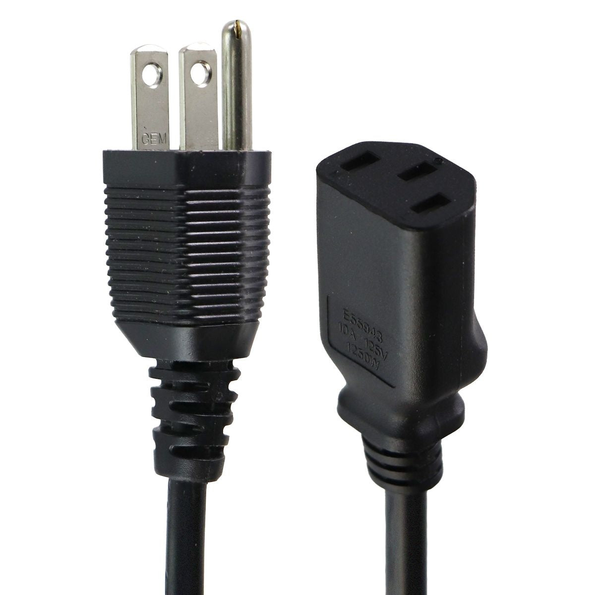 I-SHENG Computer Power Supply Cable SP-305B - Black Computer/Network - Plugs, Jacks & Wall Plates I-Sheng    - Simple Cell Bulk Wholesale Pricing - USA Seller