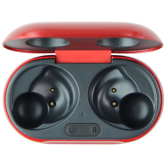 Samsung Charging Cradle Dock Charger Case for Galaxy (Buds+) - Red (EP-QR175) Portable Audio - Headphones Samsung    - Simple Cell Bulk Wholesale Pricing - USA Seller