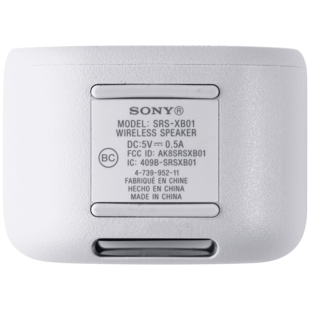 Sony SRS-XB01 Compact Portable Bluetooth Speaker - White Home Multimedia - Home Speakers & Subwoofers Sony    - Simple Cell Bulk Wholesale Pricing - USA Seller