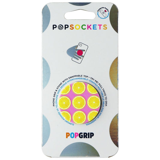 PopSockets PopGrip: Phone Grip and Phone Stand - Pink Lemonade Slices Cell Phone - Mounts & Holders PopSockets    - Simple Cell Bulk Wholesale Pricing - USA Seller