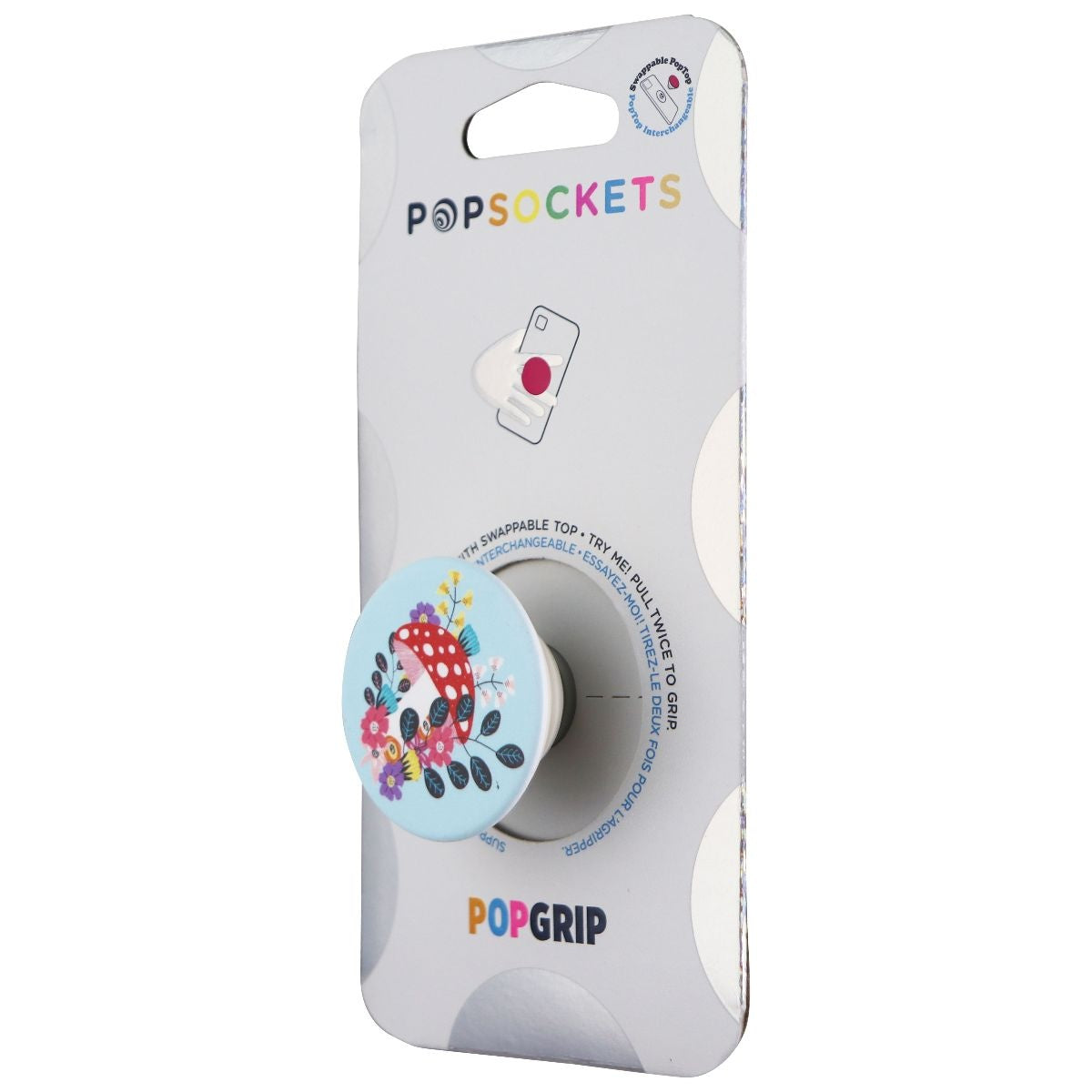 PopSockets Swappable PopGrip Phone Grip and Stand - Shroom Blooms Cell Phone - Mounts & Holders PopSockets    - Simple Cell Bulk Wholesale Pricing - USA Seller
