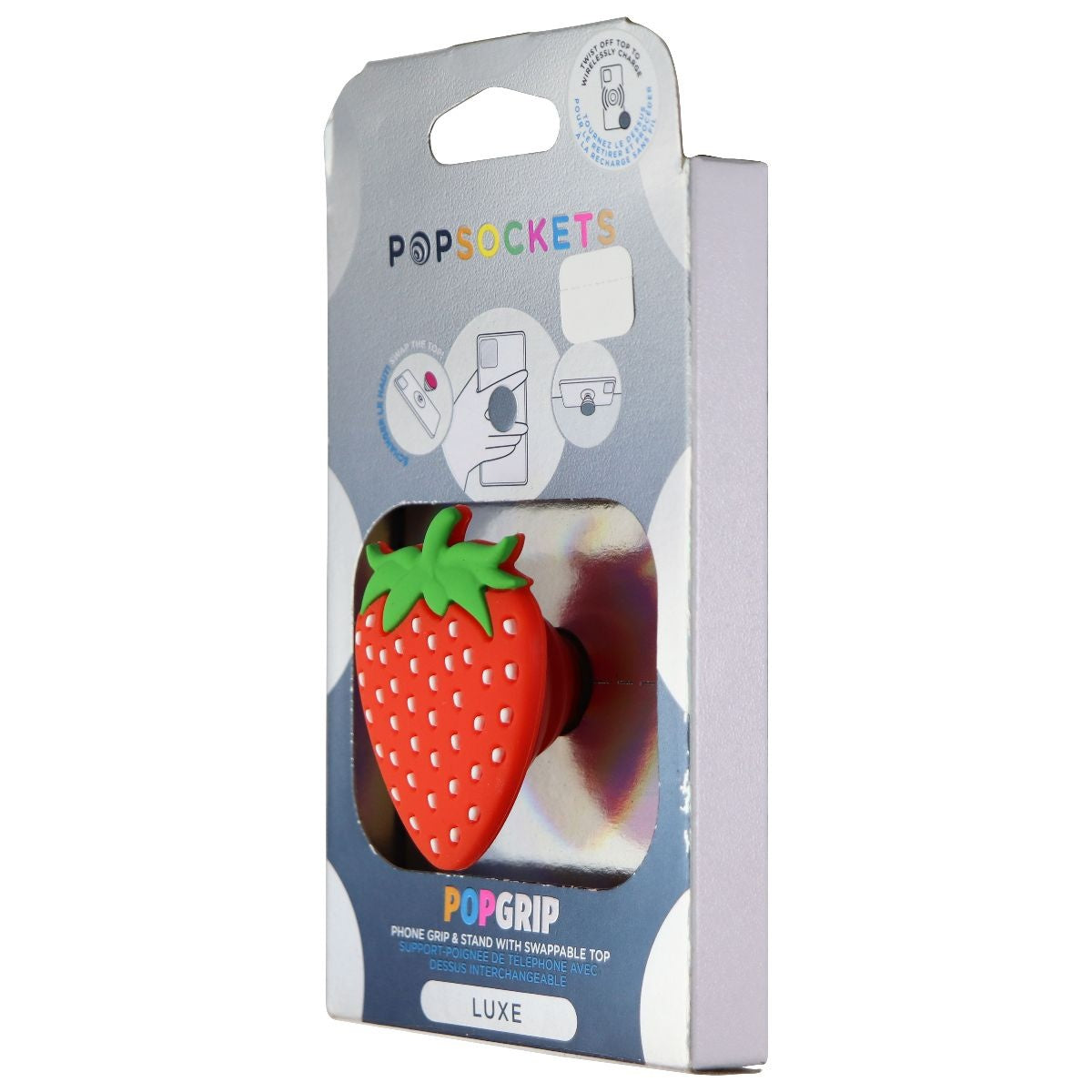 PopSockets PopGrip Expanding Stand & Grip w/ Swappable Top - PopOuts Berry Sweet Cell Phone - Mounts & Holders PopSockets    - Simple Cell Bulk Wholesale Pricing - USA Seller