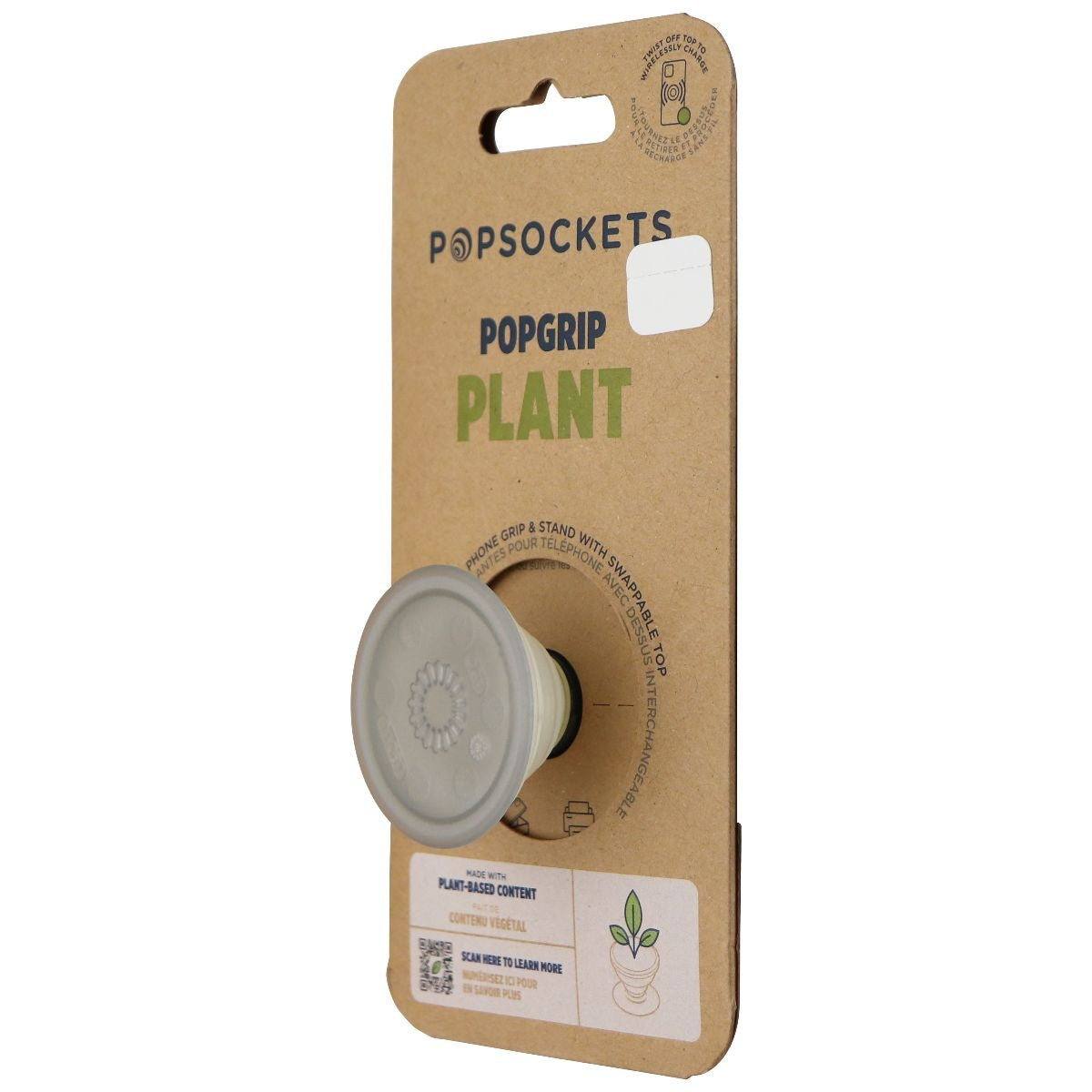 PopSockets PopGrip Plant Series Swappable Eco Stand and Grip - Faded Stone Cell Phone - Mounts & Holders PopSockets    - Simple Cell Bulk Wholesale Pricing - USA Seller