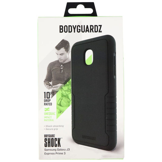 BodyGuardz Shock Case for Samsung Galaxy J3 (2018)/Express Prime 3 - Black Cell Phone - Cases, Covers & Skins BODYGUARDZ    - Simple Cell Bulk Wholesale Pricing - USA Seller