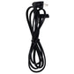 Longwell Right Angle AC Figure-8 Power Cable - Black (E55349 LS-7LV 7A-125V) Portable Audio - Cables & Adapters Longwell    - Simple Cell Bulk Wholesale Pricing - USA Seller