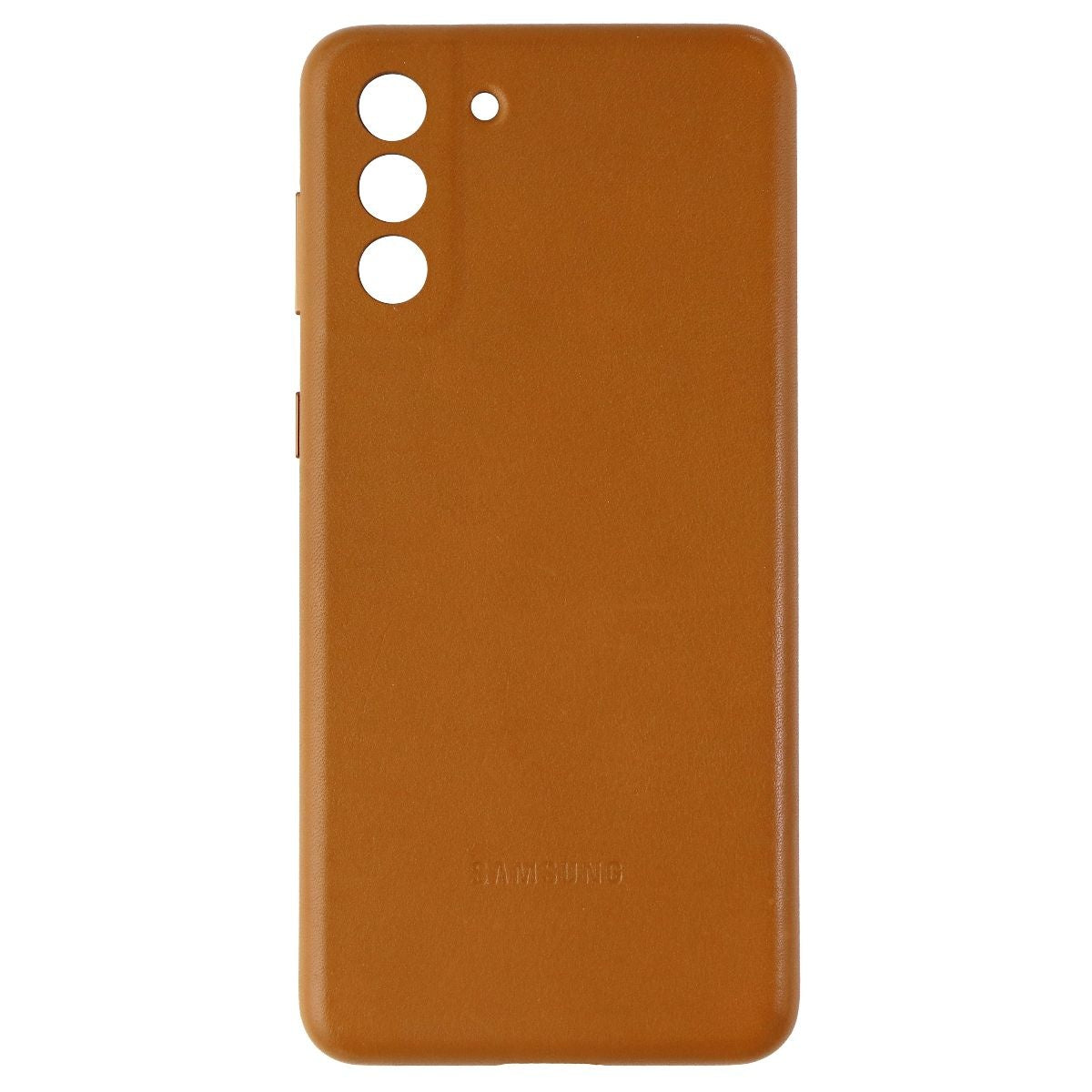 Samsung Leather Back Cover for Galaxy (S21+) & (S21+) 5G - Brown Cell Phone - Cases, Covers & Skins Samsung Electronics    - Simple Cell Bulk Wholesale Pricing - USA Seller