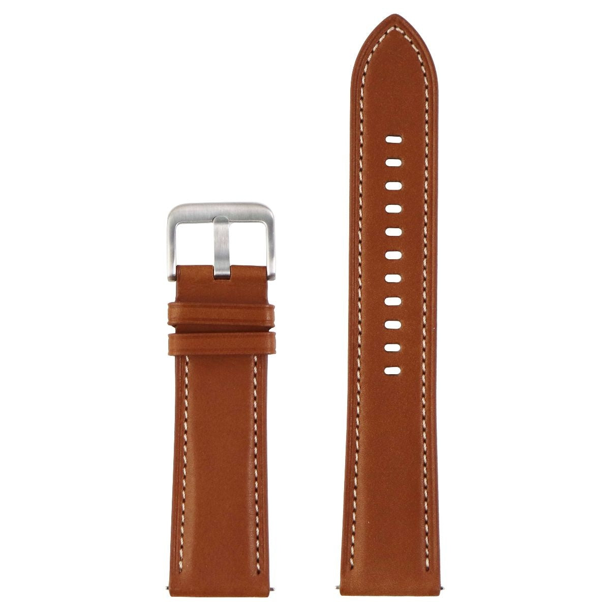 Samsung Leather Stitch Band for 20mm Watches - Brown (ET-SLR85SAEGUJ) Smart Watch Accessories - Watch Bands Samsung    - Simple Cell Bulk Wholesale Pricing - USA Seller