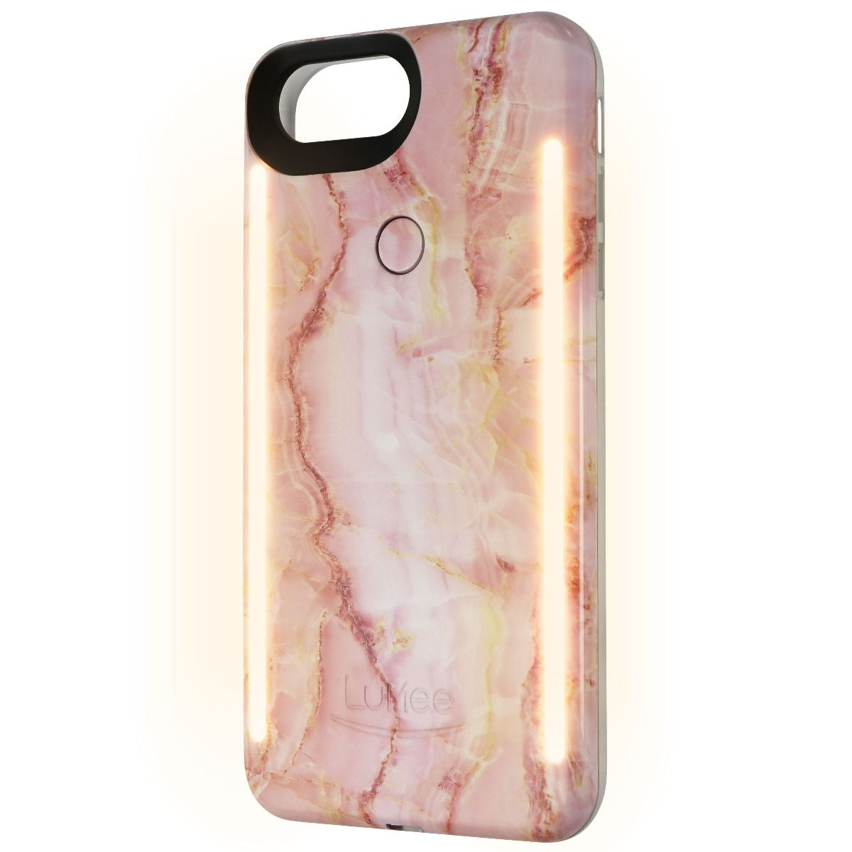 LuMee Duo Selfie LED Case for iPhone 8 Plus and iPhone 7 Plus - Pink Quartz Cell Phone - Cases, Covers & Skins LuMee    - Simple Cell Bulk Wholesale Pricing - USA Seller