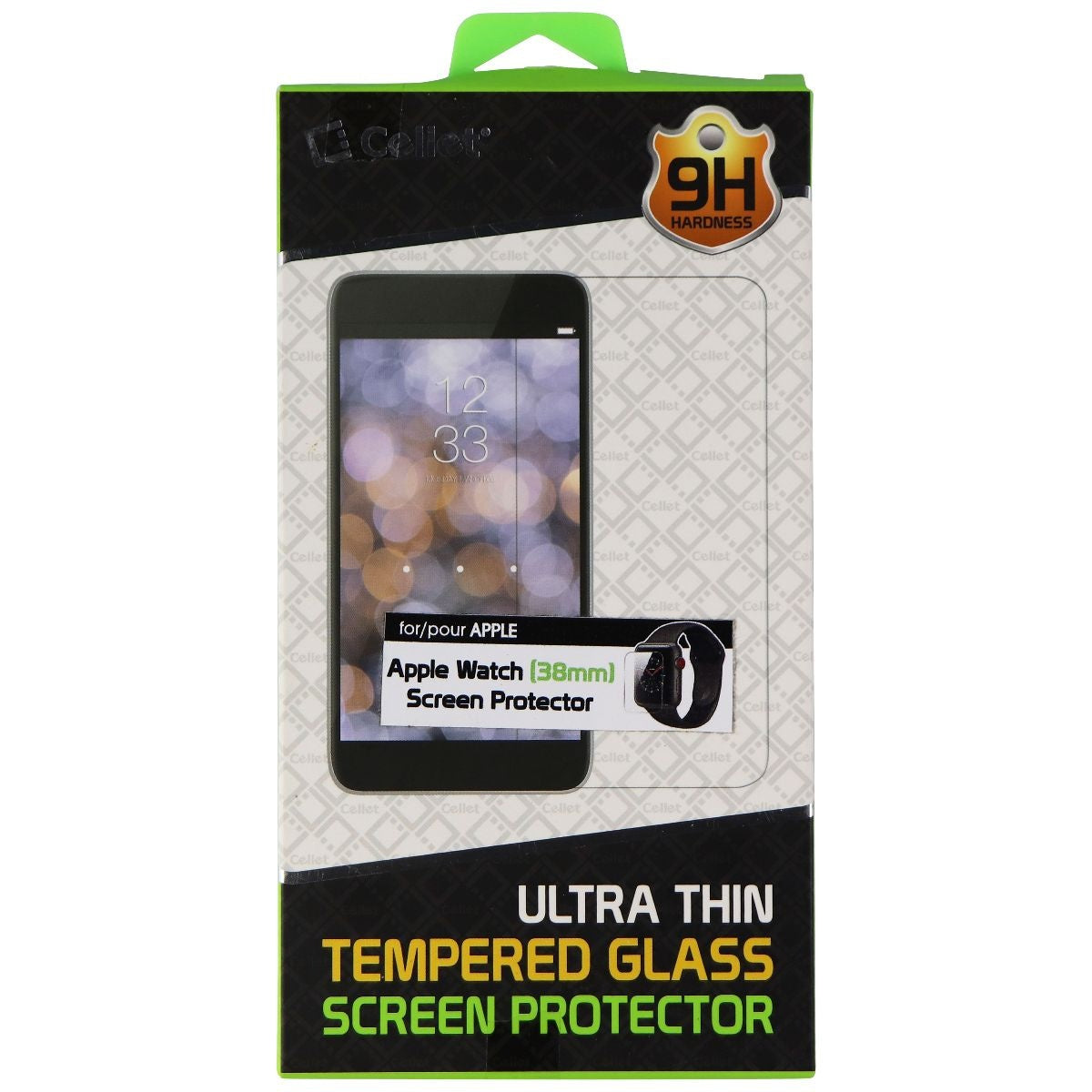 Cellet Ultra Thin Tempered Glass Screen Protector for Apple Watch (38mm) - Clear Cell Phone - Screen Protectors Cellet    - Simple Cell Bulk Wholesale Pricing - USA Seller