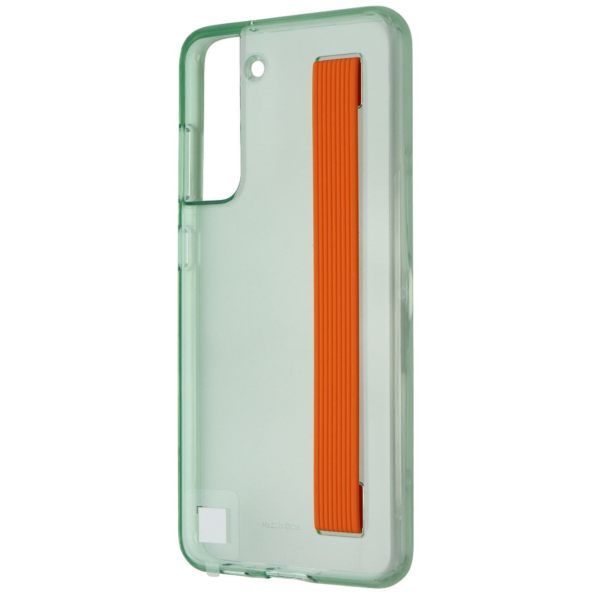 Samsung Slim Strap Cover Case for Galaxy S21 FE (5G) - Clear/Green/Olive/Orange Cell Phone - Cases, Covers & Skins Samsung    - Simple Cell Bulk Wholesale Pricing - USA Seller