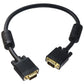 Monoprice VGA to VGA Cable - 1ft - Gold Contacts - Black TV, Video & Audio Accessories - Video Cables & Interconnects Monoprice    - Simple Cell Bulk Wholesale Pricing - USA Seller