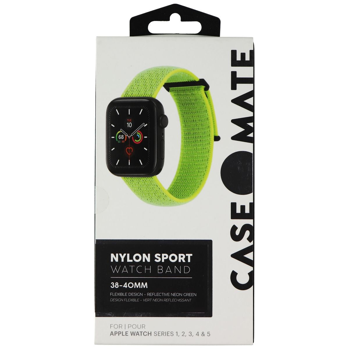 Case-Mate Nylon Sport Watchband for Apple Watch 38mm/40mm Cases - Green Smart Watch Accessories - Watch Bands Case-Mate    - Simple Cell Bulk Wholesale Pricing - USA Seller