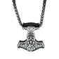 GuoShuang Nordic Viking Mjolnir Thor Hammer Valknut Stainless Steel Necklace Other Sporting Goods GuoShuang    - Simple Cell Bulk Wholesale Pricing - USA Seller