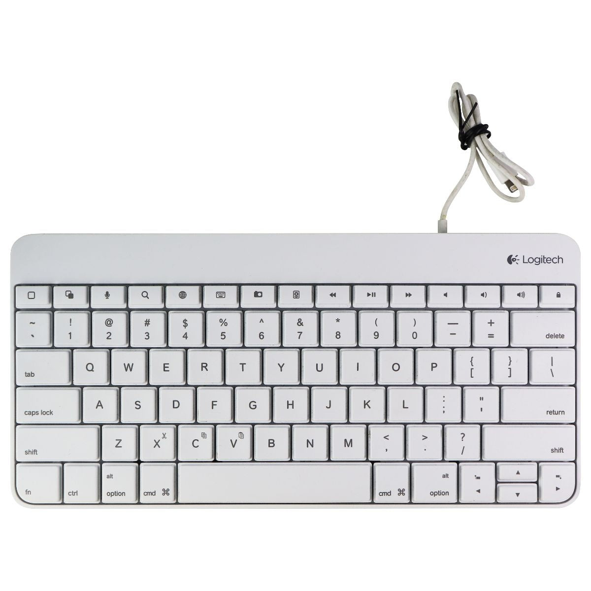 Logitech Wired Keyboard for Apple iPad - White/Green (Y-B0004) Gaming/Console - Keyboards & Keypads Logitech    - Simple Cell Bulk Wholesale Pricing - USA Seller