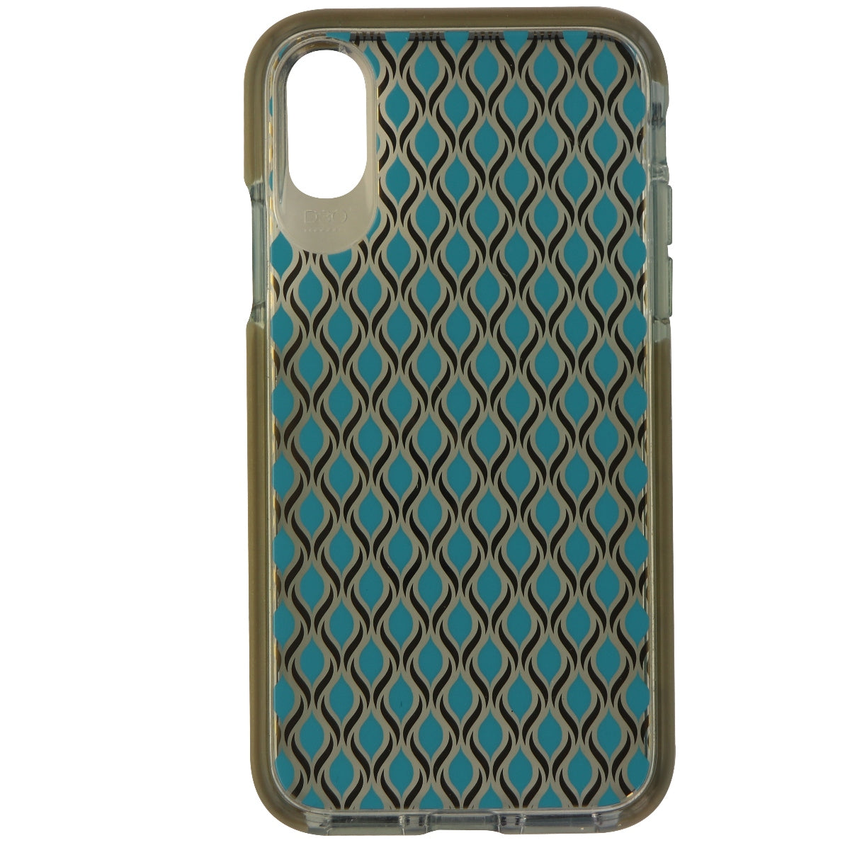 Gear4 Victoria Hybrid Hard Case Cover for iPhone X 10 - Teal/Silver Pattern Cell Phone - Cases, Covers & Skins Gear4    - Simple Cell Bulk Wholesale Pricing - USA Seller