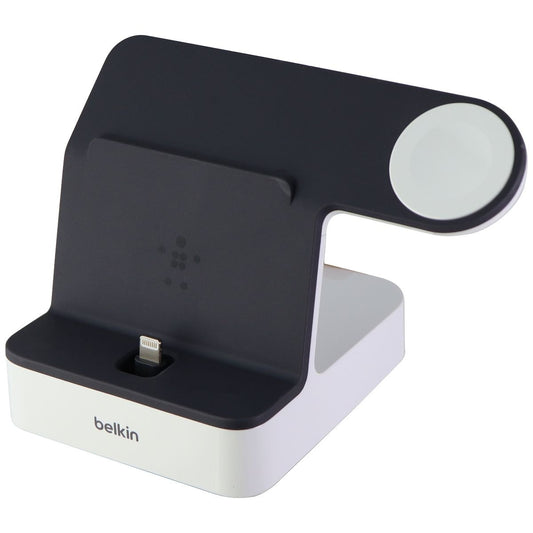 Belkin PowerHouse Charge Dock for Apple Watch and iPhone - White/Black Cell Phone - Chargers & Cradles Belkin    - Simple Cell Bulk Wholesale Pricing - USA Seller