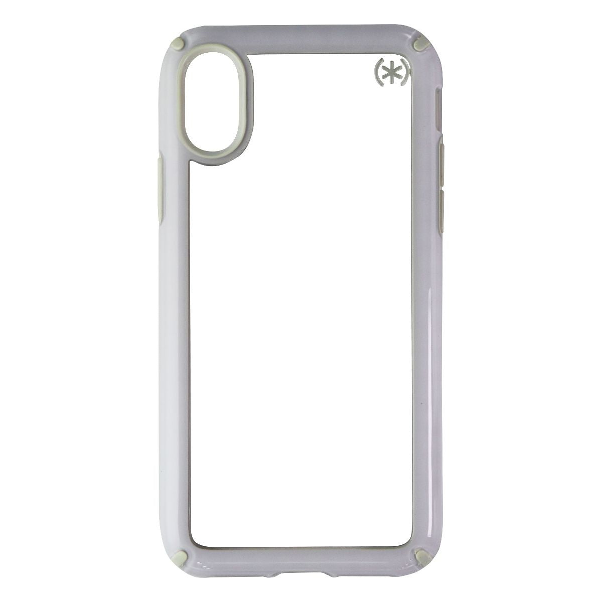 Speck Presidio Show Series Hybrid Case for Apple iPhone XS / X - Clear/White Cell Phone - Cases, Covers & Skins Speck    - Simple Cell Bulk Wholesale Pricing - USA Seller