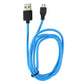 Key 3-Ft Micro-USB Charge and Sync Data Cable - Blue and Black Cell Phone - Cables & Adapters KEY Enhanced    - Simple Cell Bulk Wholesale Pricing - USA Seller