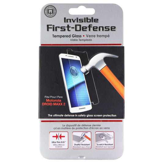 Qmadix Invisible First-Defense Tempered Glass Screen Protector for Droid Maxx 2 Cell Phone - Screen Protectors Qmadix    - Simple Cell Bulk Wholesale Pricing - USA Seller