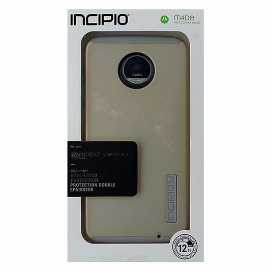 Incipio DualPro Dual Layer Case for Motorola Moto Z Play - Gold / Light Gray Cell Phone - Cases, Covers & Skins Incipio    - Simple Cell Bulk Wholesale Pricing - USA Seller