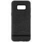 Incipio Esquire Series Hard Fabric Case for Galaxy S8+ (Plus) - Dark Gray/Black Cell Phone - Cases, Covers & Skins Incipio    - Simple Cell Bulk Wholesale Pricing - USA Seller