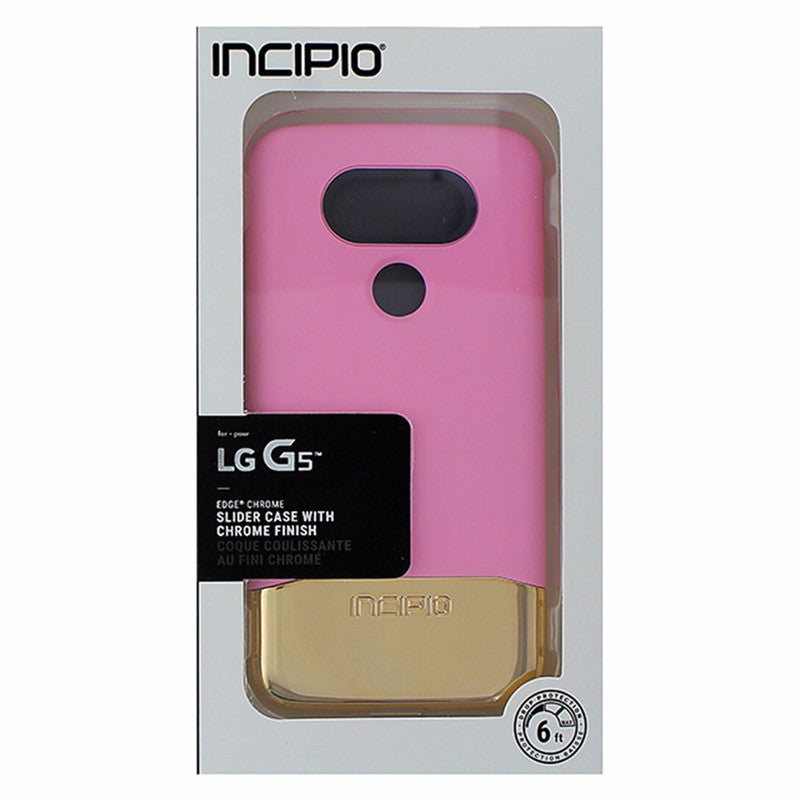 Incipio Slider Case for LG G5 Plus (Edge Chrome) -Pink/Rose Gold Cell Phone - Cases, Covers & Skins Incipio    - Simple Cell Bulk Wholesale Pricing - USA Seller