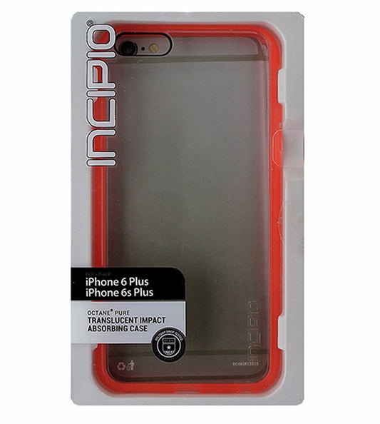 Incipio Octane Pure Impact Case for iPhone 6+ / 6s+ (Plus) - Clear / Orange Cell Phone - Cases, Covers & Skins Incipio    - Simple Cell Bulk Wholesale Pricing - USA Seller