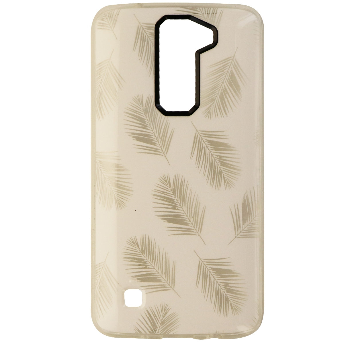 Incipio Design Series Hybrid Hard Case Cover for LG K7 - White/Gold Palm Leaves Cell Phone - Cases, Covers & Skins Incipio    - Simple Cell Bulk Wholesale Pricing - USA Seller