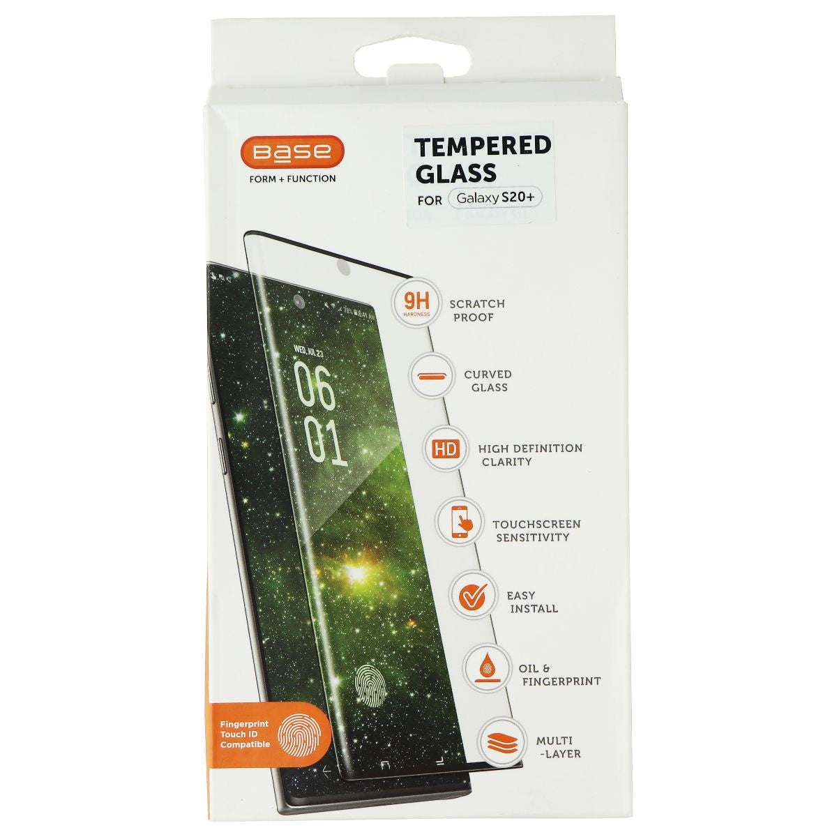 Base Tempred Glass Series Screen Protector for Samsung Galaxy S20 Plus - Clear Cell Phone - Screen Protectors Base    - Simple Cell Bulk Wholesale Pricing - USA Seller