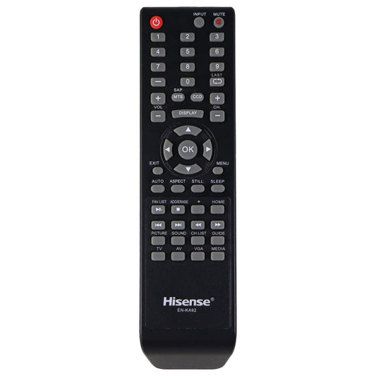 Hisense Remote Control (EN-KA92) for Select Hisense TVs - Black TV, Video & Audio Accessories - Remote Controls Hisense    - Simple Cell Bulk Wholesale Pricing - USA Seller