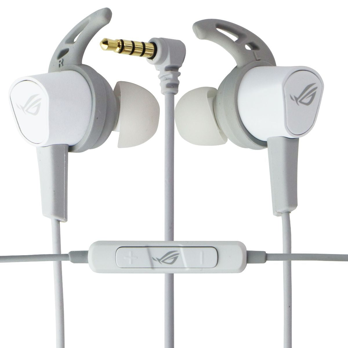 ASUS ROG Cetra II Core In-Ear (3.5mm) Gaming Earbuds - Moonlight White Portable Audio - Headphones ASUS    - Simple Cell Bulk Wholesale Pricing - USA Seller