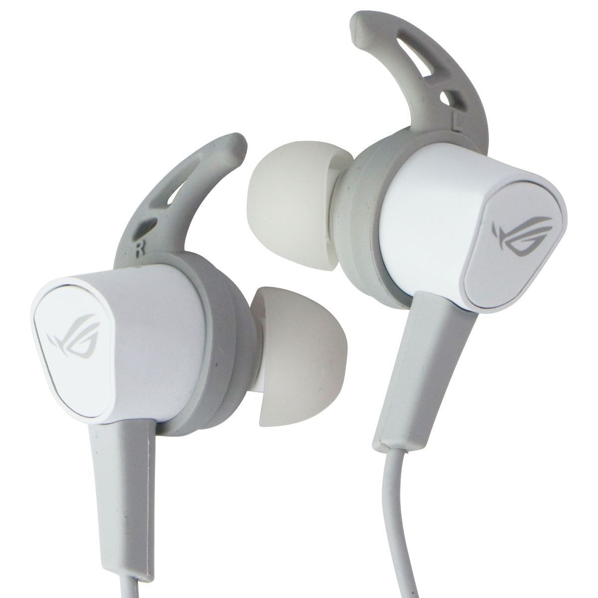 ASUS ROG Cetra II Core In-Ear (3.5mm) Gaming Earbuds - Moonlight White Portable Audio - Headphones ASUS    - Simple Cell Bulk Wholesale Pricing - USA Seller