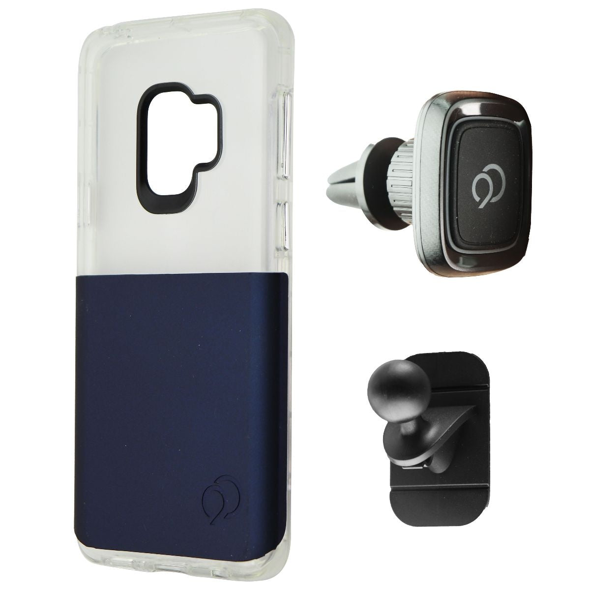 Nimbus9 Ghost 2 Series Case With Mount for Samsung Galaxy S9 - Blue/Clear Cell Phone - Cases, Covers & Skins Nimbus9    - Simple Cell Bulk Wholesale Pricing - USA Seller