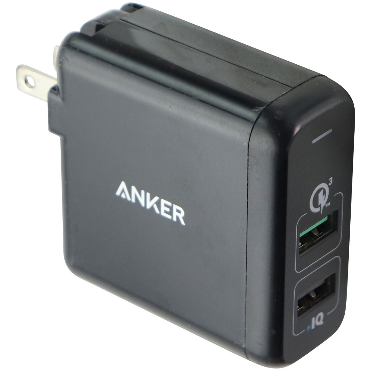 Anker PowerPort 2 Dual USB Wall Charger with QC 3.0 Black (A2024) Cell Phone - Chargers & Cradles Anker    - Simple Cell Bulk Wholesale Pricing - USA Seller