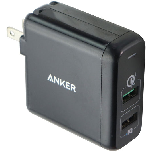 Anker PowerPort 2 Dual USB Wall Charger with QC 3.0 Black (A2024) Cell Phone - Chargers & Cradles Anker    - Simple Cell Bulk Wholesale Pricing - USA Seller